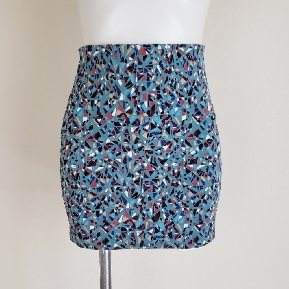 BCBGENERATION Winter Sky Bandage Mini Skirt, M
